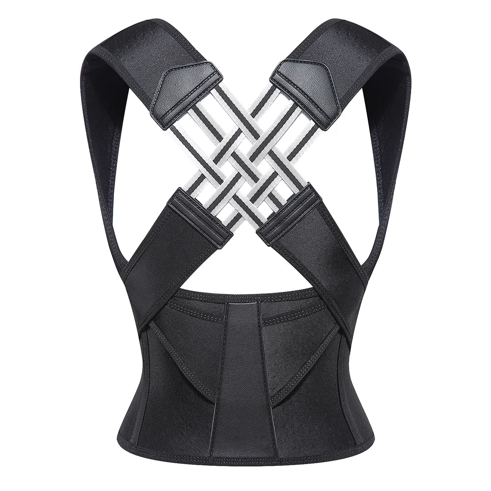 Dropshipping Stock Adjustable Back Posture Corrector Belt Women Men Prevent Slouching Relieve Pain Posture Corrector