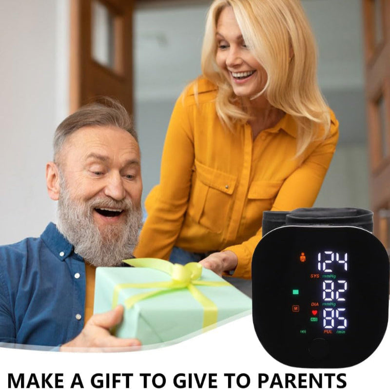 Wrist Blood Pressure Monitor, Automatic Blood Pressure Monitors Wrist, Blood Pressure Monitors with 99X2 Reading Memory, LED Touch Screen, Automatic Voice, Bp Monitor Blood Pressure for Home Use