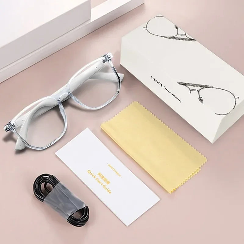 Smart Bluetooth Sport Audio Glasses Wireless Call Music Playback Earphone anti Blue Light UV Protection Sunglasses for Men Women